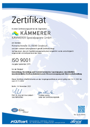 KÄMMERER - ISO 9001:2015