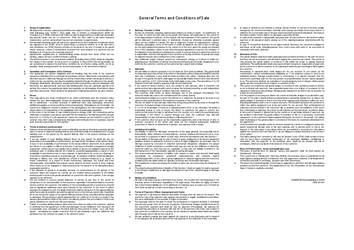 General Terms and Conditions of Sale KÄMMERER Spezialpapiere