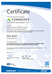 KÄMMERER - ISO 9001:2015